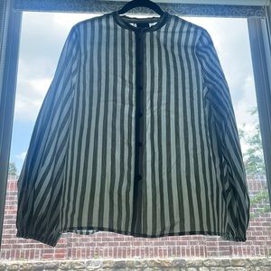 WHO WHAT WEAR Stripe Shirt